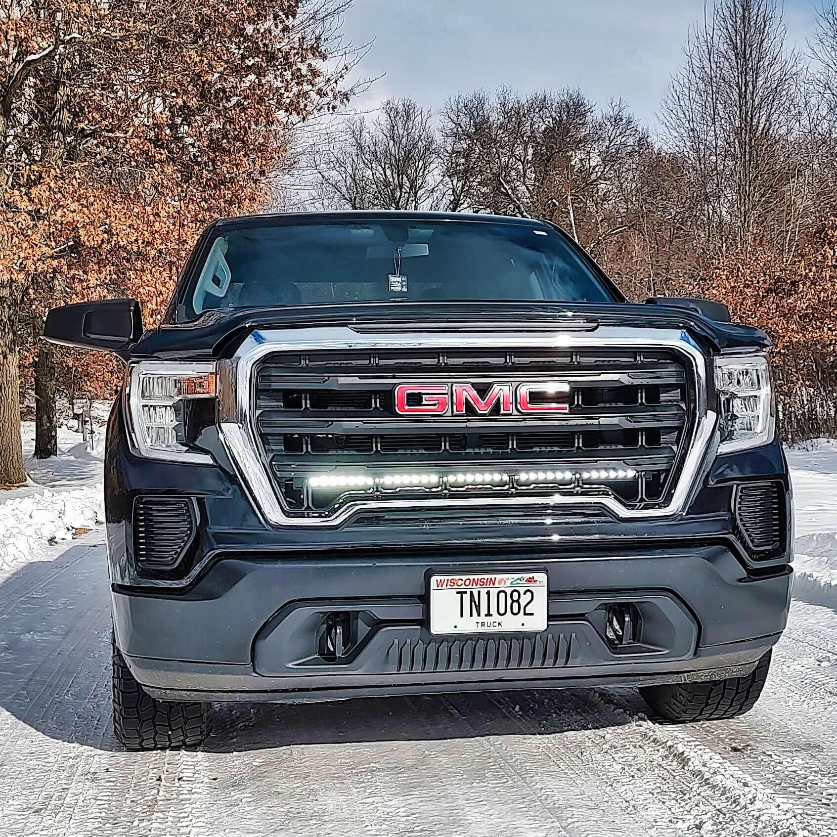 2019+ GMC Sierra 1500 Single 40in Light Bar SLIM - Image 9
