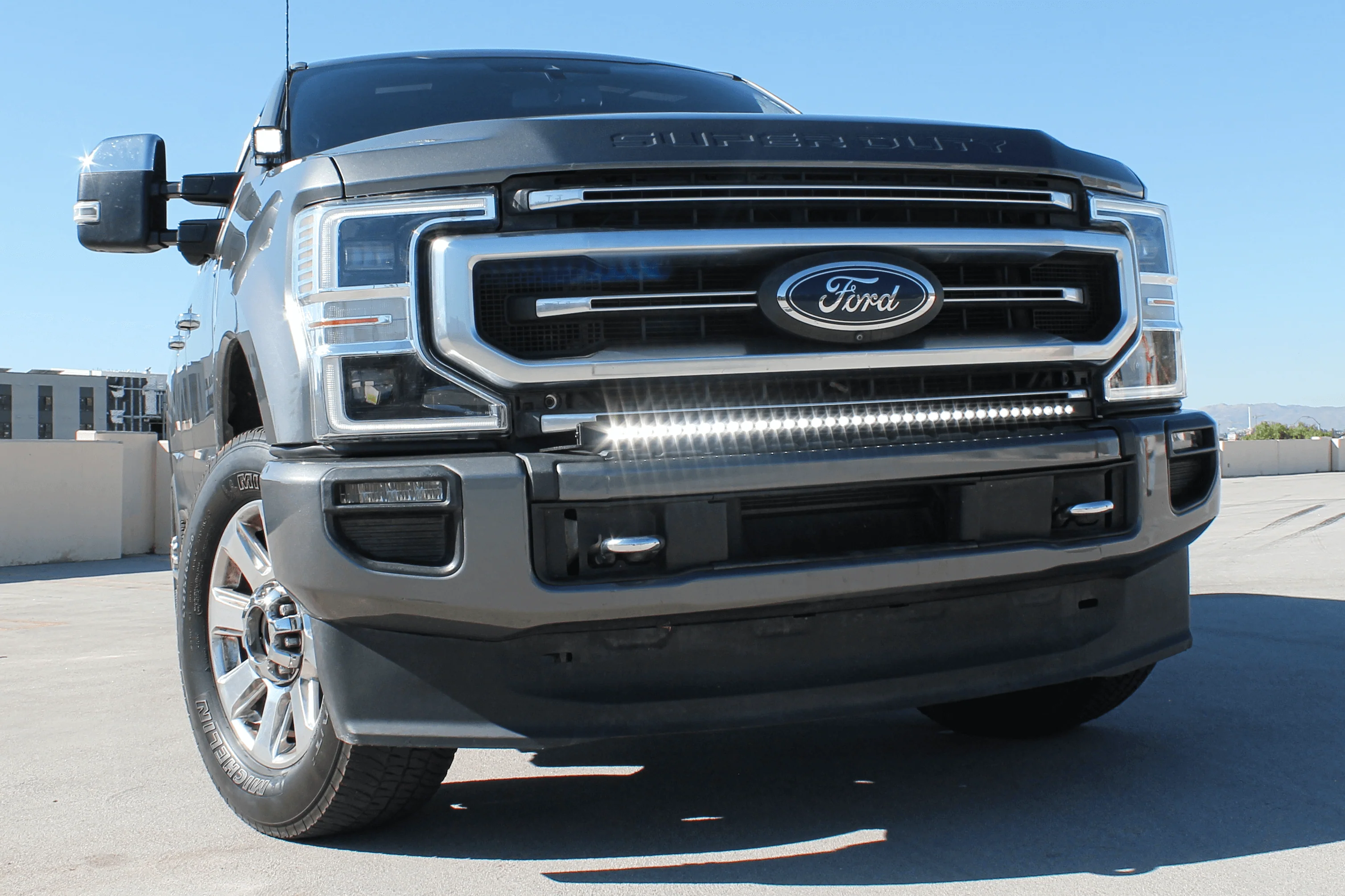 2020-22 Ford Super Duty F250/F350/F450 40in Light Bar SLIM - Image 3