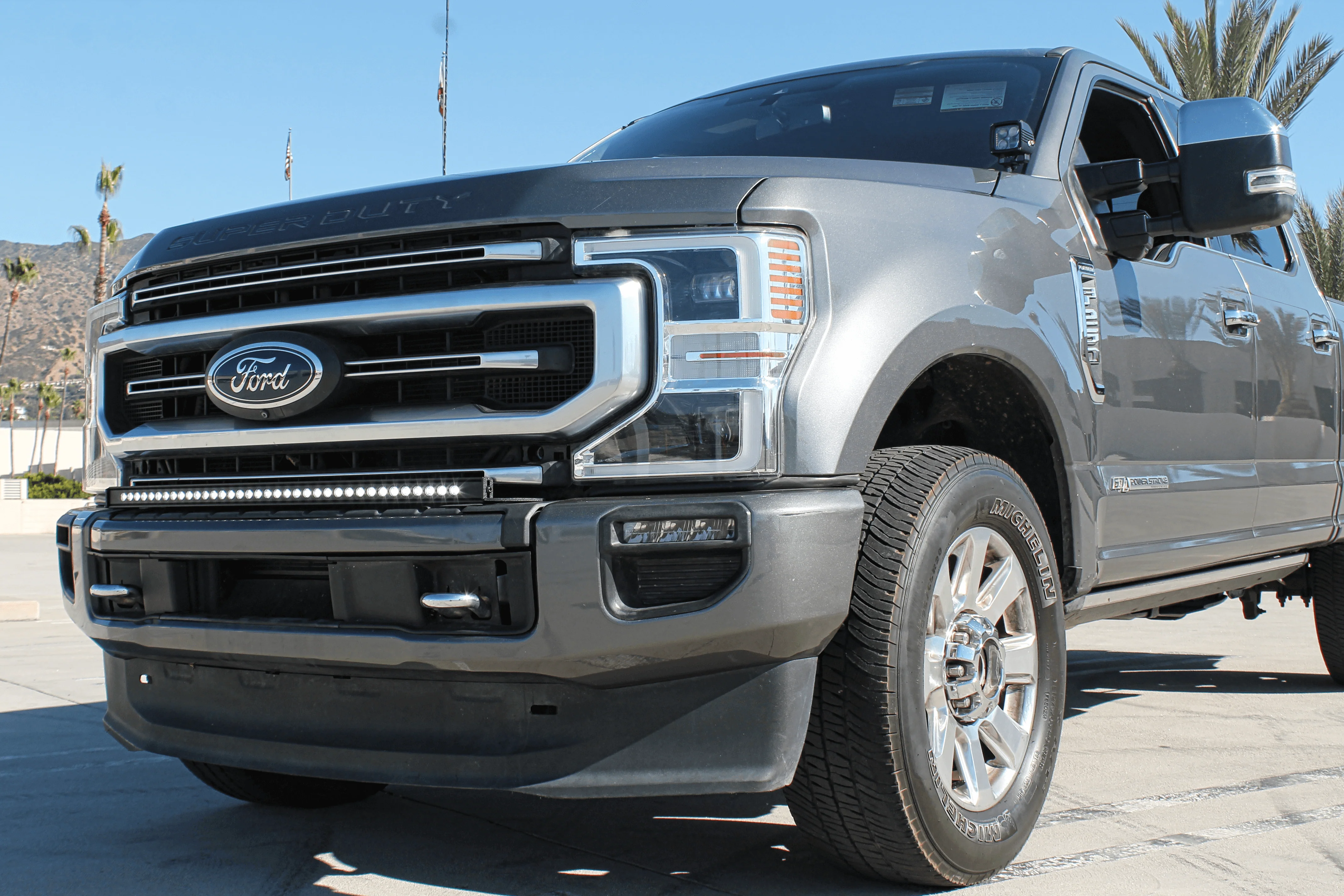 2020-22 Ford Super Duty F250/F350/F450 40in Light Bar SLIM - Image 6