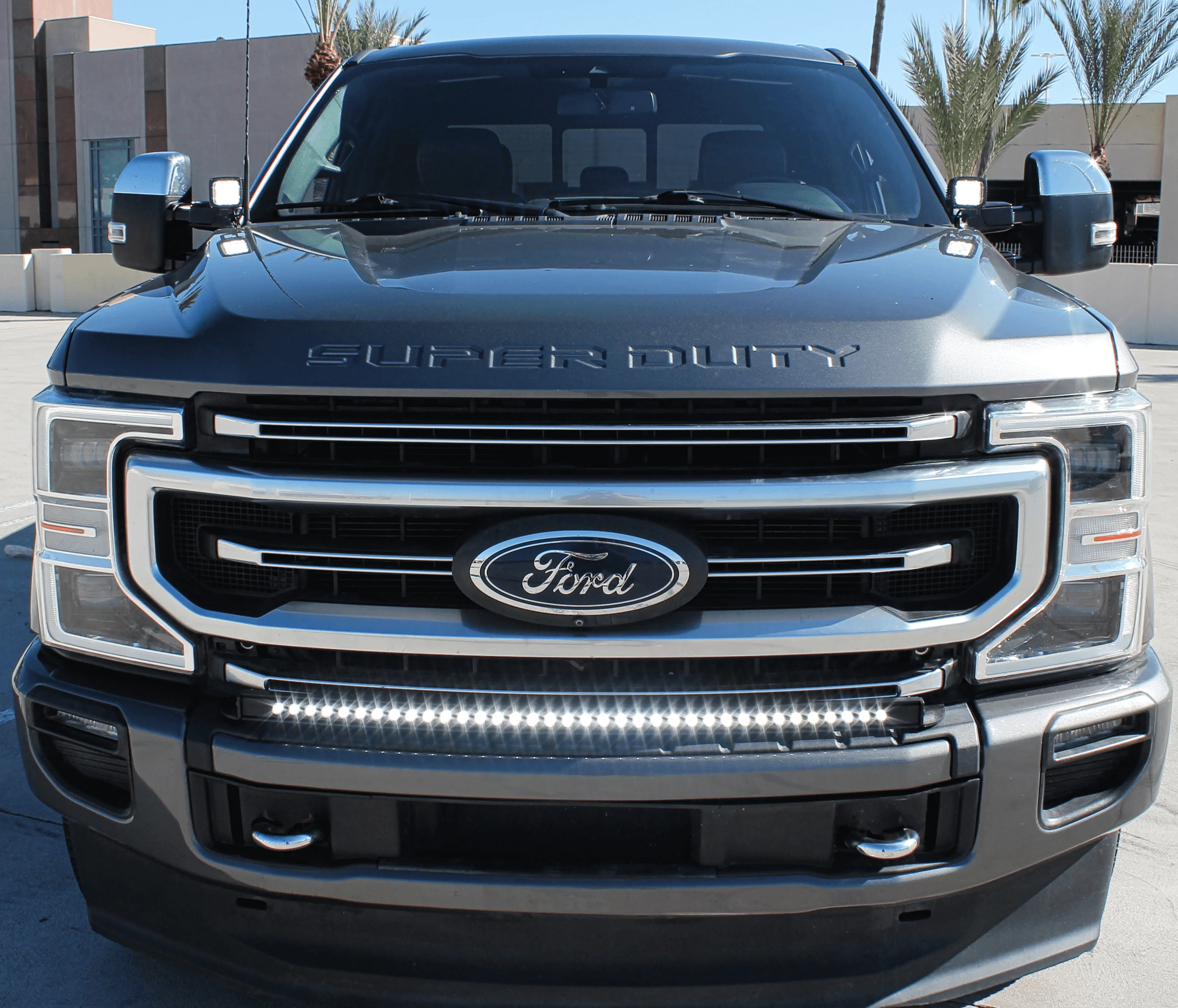 2020-22 Ford Super Duty F250/F350/F450 40in Light Bar SLIM - Image 8