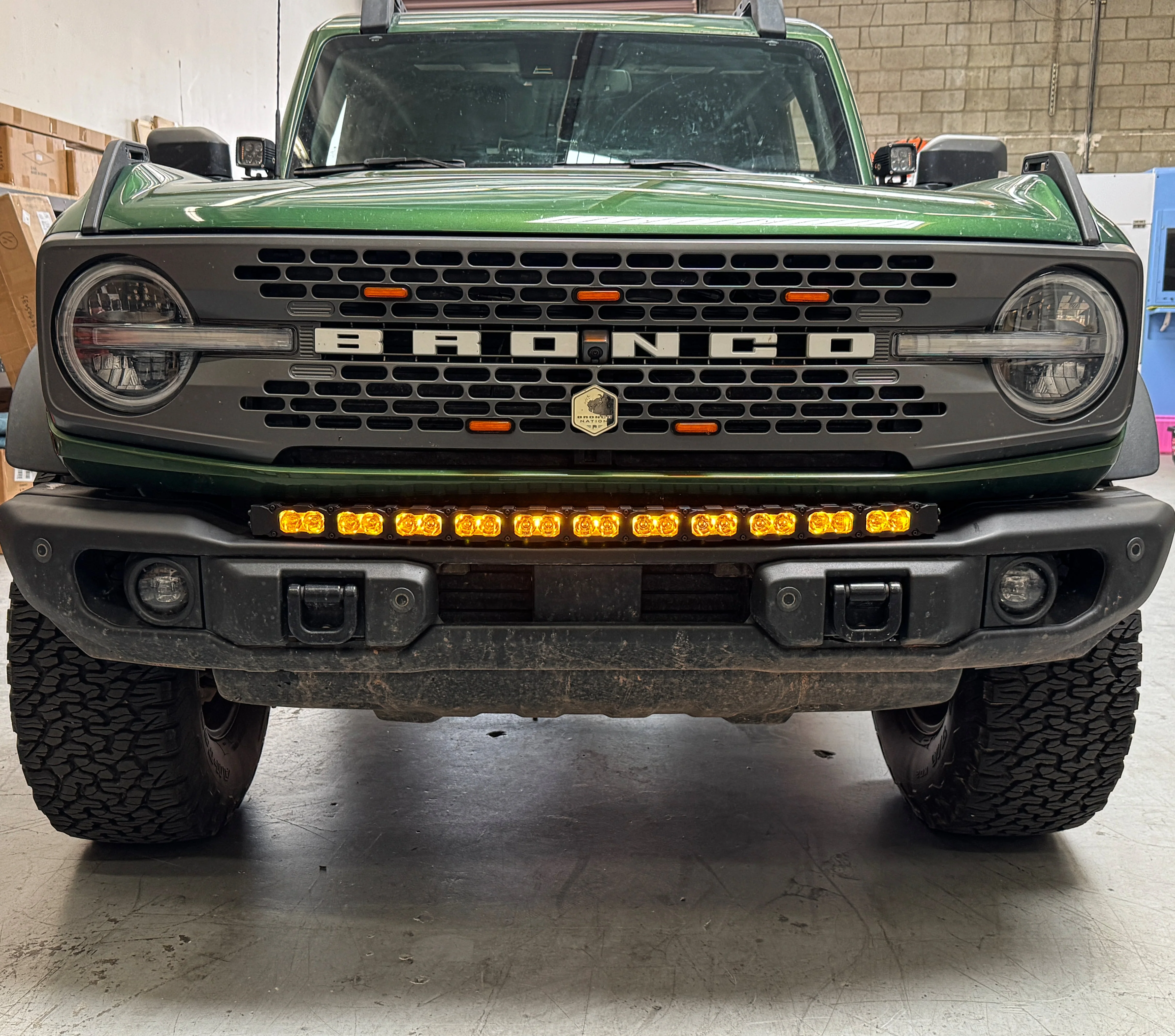 2021+ Ford Bronco Capable Bumper 40in Light Bar PRO - Image 13