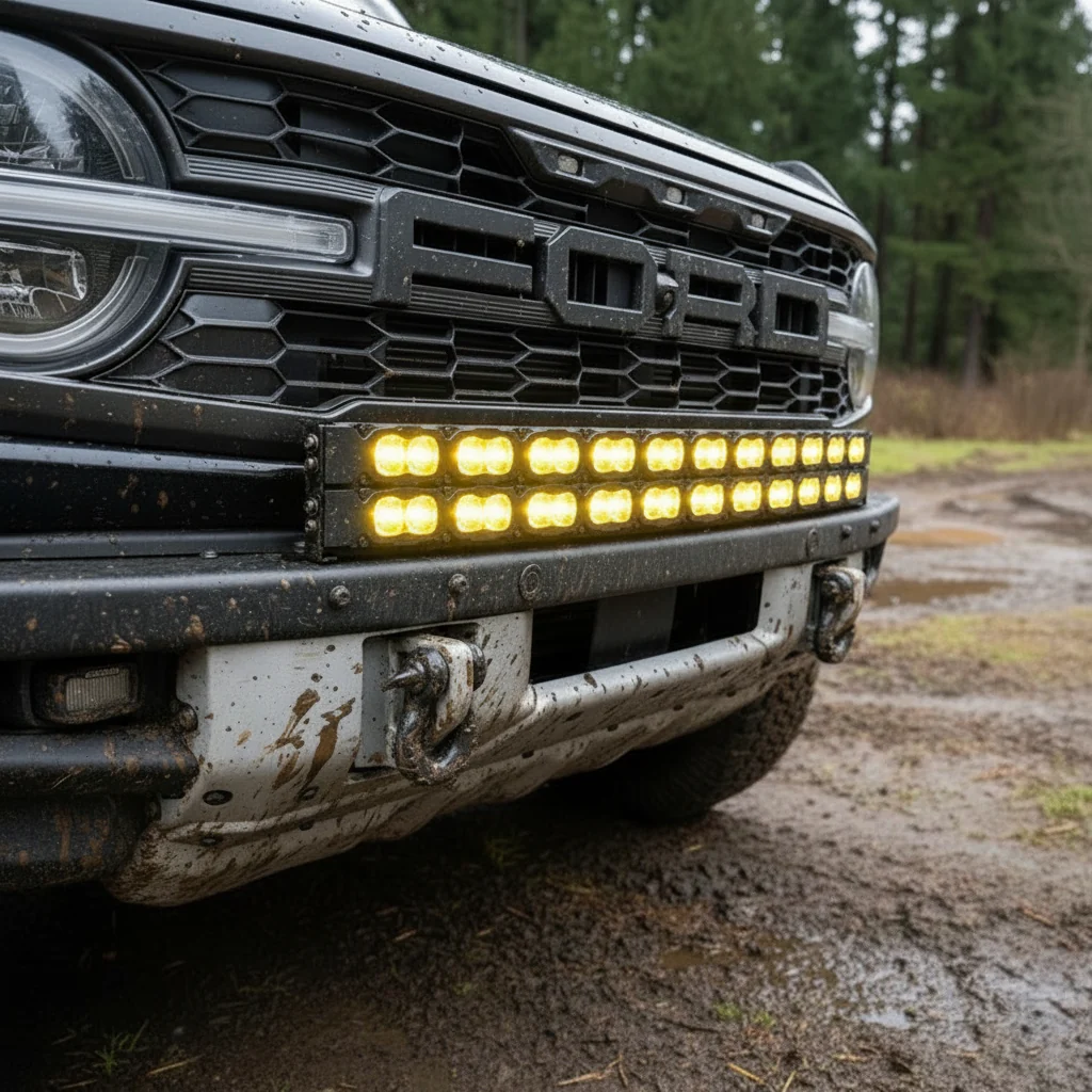 2021+ Ford Bronco Double Stacked Light Bars - Image 3
