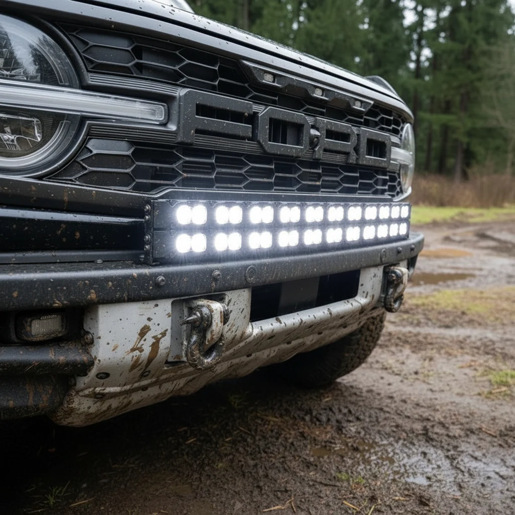 2021+ Ford Bronco Double Stacked Light Bars - Image 4