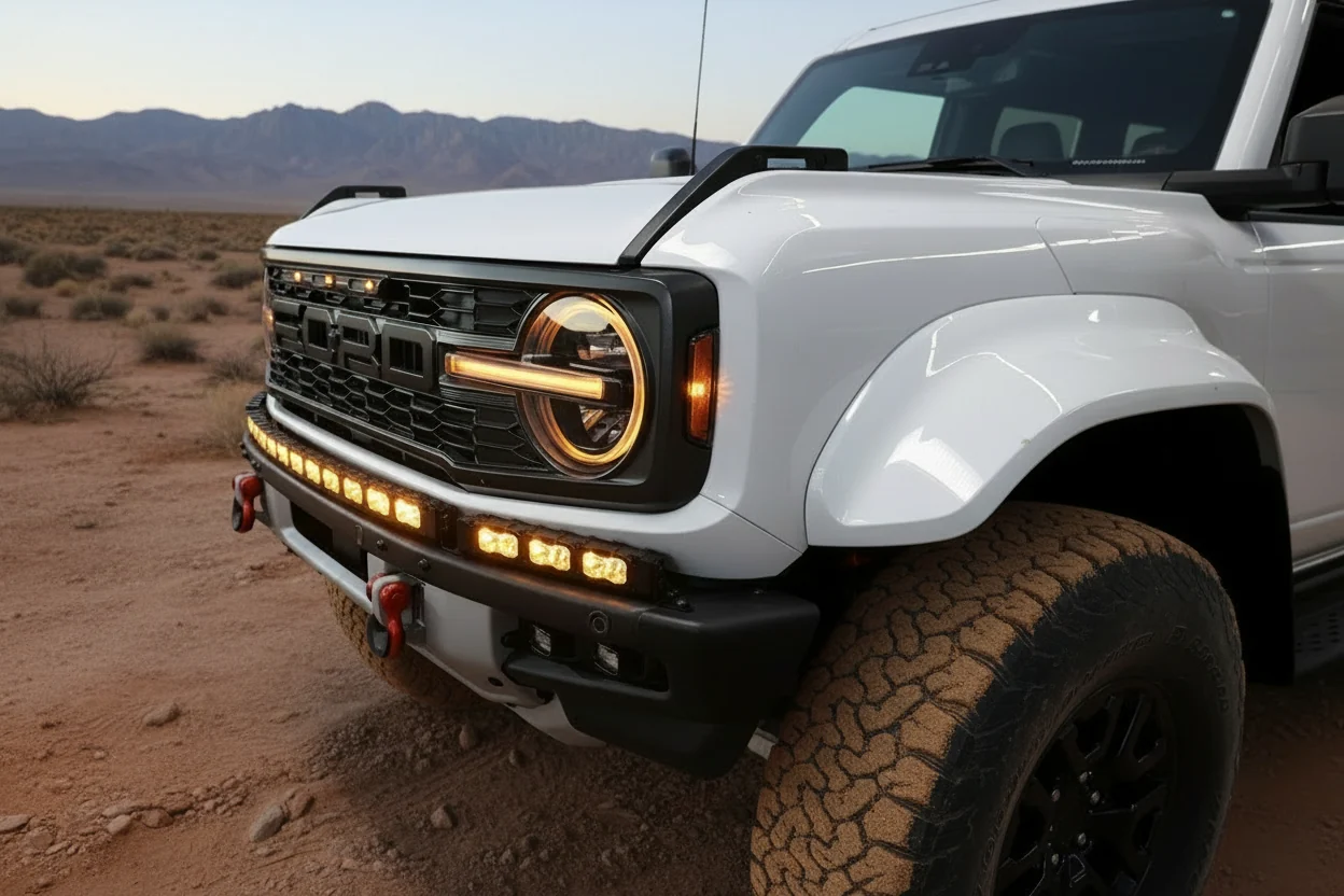 2022+ Ford Bronco Raptor Light Bar Extensions - Image 3