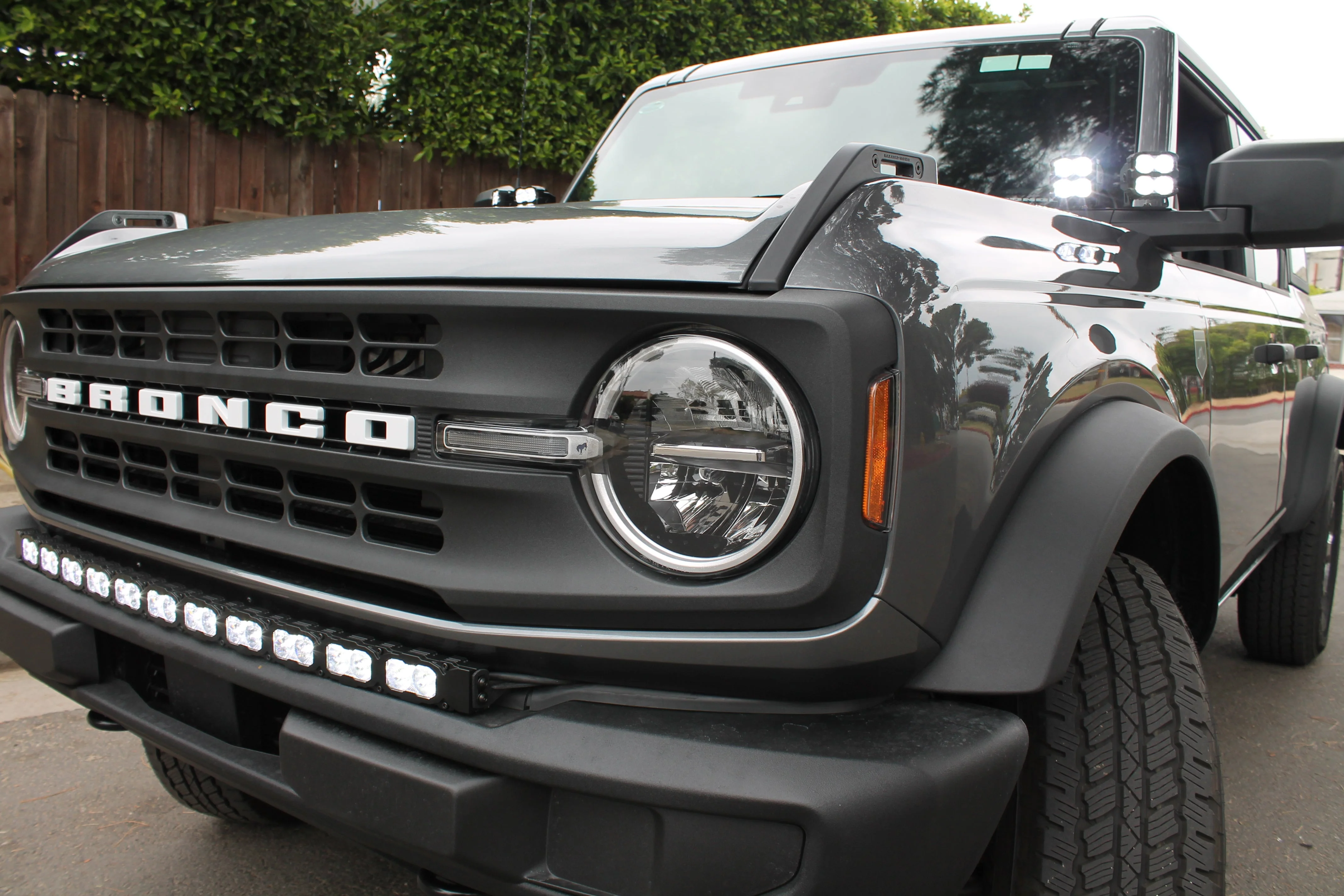 2021+ Ford Bronco Standard Bumper 40in Light Bar PRO - Image 9