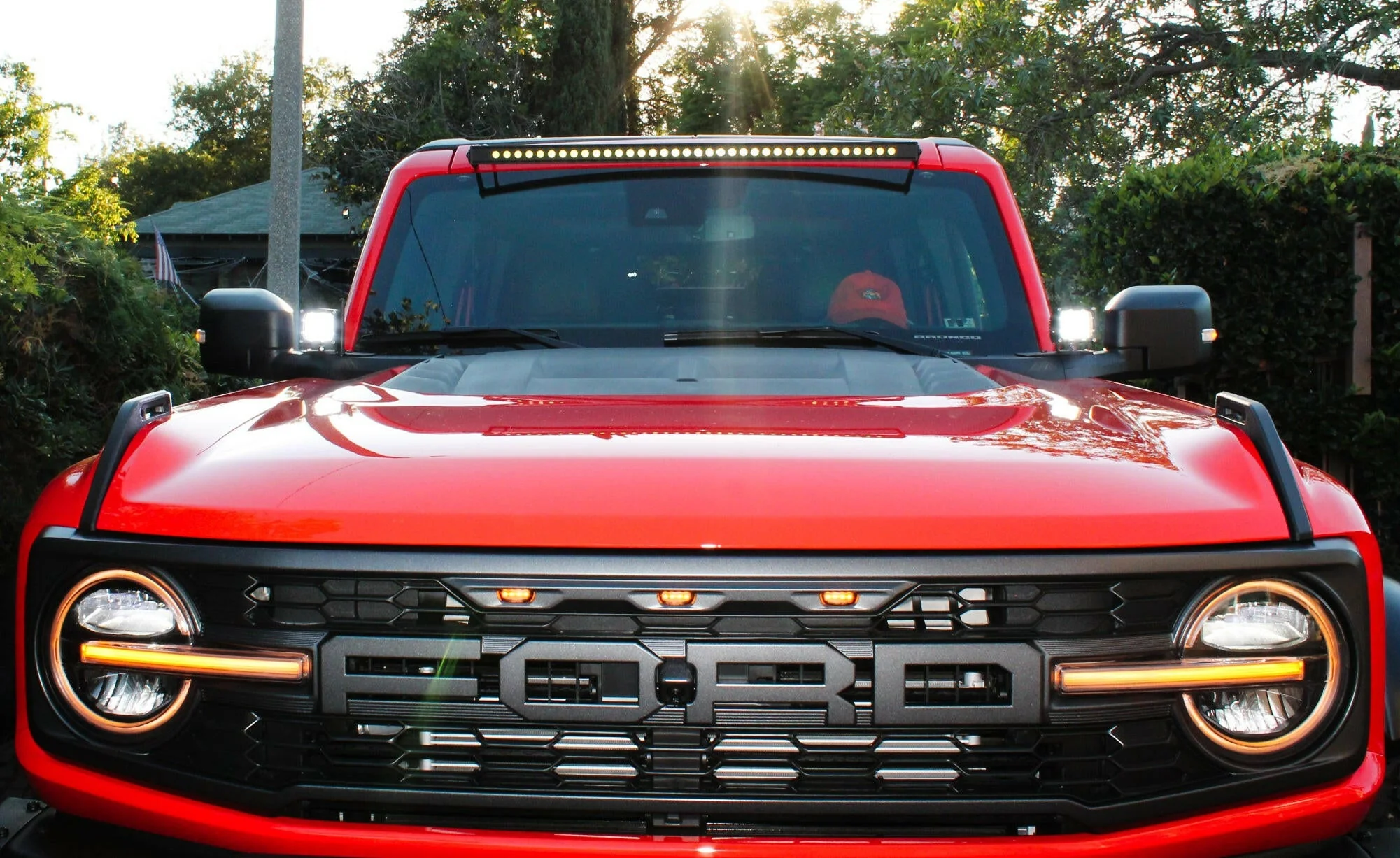 2022+ Ford Bronco Raptor 40in Roof Mount Light Bar SLIM - Image 3